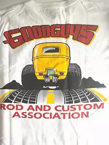 goodguys street hot rod customs men Lg white T shirt Colorado classic 2001 VTG - Picture 1 of 5