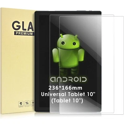 Katumo Tempered Glass Screen Protector For Universal Tablet 10.1 Inch 2 Pieces - Image 1 of 3