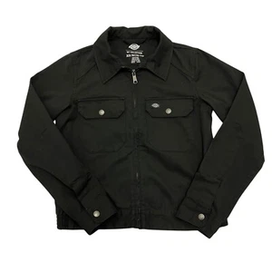 Dickies Eisenhower Jacket '67 Collection Black Womens XS Full Zip - Picture 1 of 10