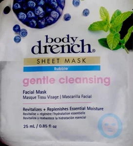 Body Drench Sheet Mask Bubble Gentle Cleansing 30 Count - Picture 1 of 2