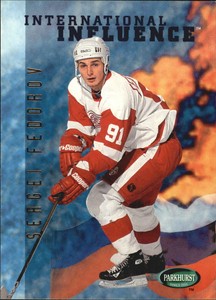 1995-96 Parkhurst International Red Wings Hockey Card #238 Sergei Fedorov II