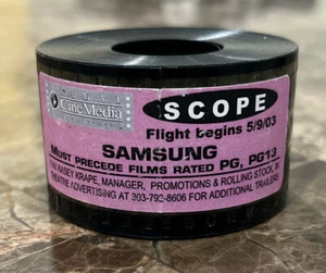 35mm Film: Regal Cinema SAMSUNG Commercial - Movie Theater Trailer SCOPE - Picture 1 of 2