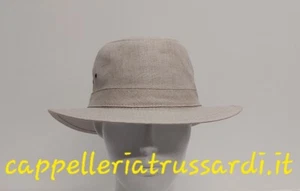 Sombrero De Verano Talla Media Beige 100% Lino - Imagen 1 de 4