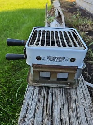 Antique 1922 Armstrong Table Stove  8-B, Cord 110V 600W Heats Up, USA  - Image 1 of 4