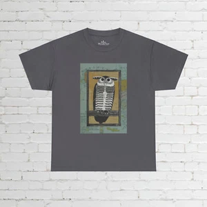 Camiseta Búho Steampunk Retro Camiseta Búho Punk Calce Clásico Unisex Original Retro NUEVA - Imagen 1 de 9