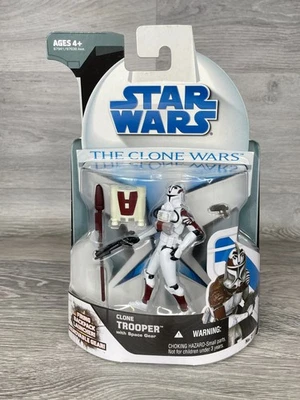 Star Wars, The Clone Wars, Clone Trooper With Space Gear, No. 21 Hasbro 2008 - Image 1 of 4