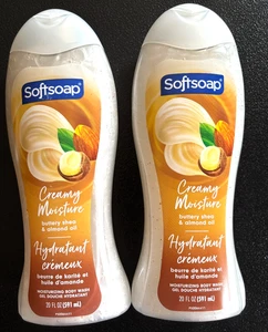 (2) Jabón blando mantecoso aceite de karité y almendras jabón corporal hidratante 20 oz cada uno - Imagen 1 de 4