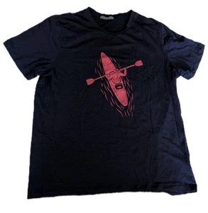 Icebreaker Tech Lite II Short Sleeve Tee Paddle Lines L Midnight Navy - Bild 1 von 9