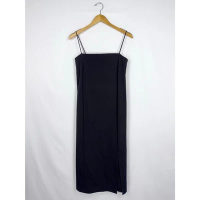 Ralph Lauren Black Label Women's Square neck Pencil Cami Dress Size 6 Black - Image 1 of 4
