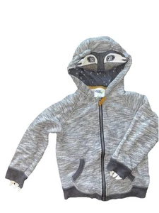 Unisex OshKosh Bgosh Youth 5T Raccoon Zip Up Hoodie - Picture 1 of 9