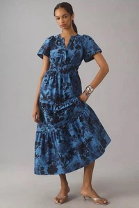 Nuevo Maxi Vestido Anthropologie The Somerset Talla Mediana - Imagen 1 de 9