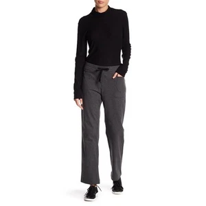 James Perse Women's Straight leg Pants, Heather Charcoal, 4 - Picture 1 of 1
