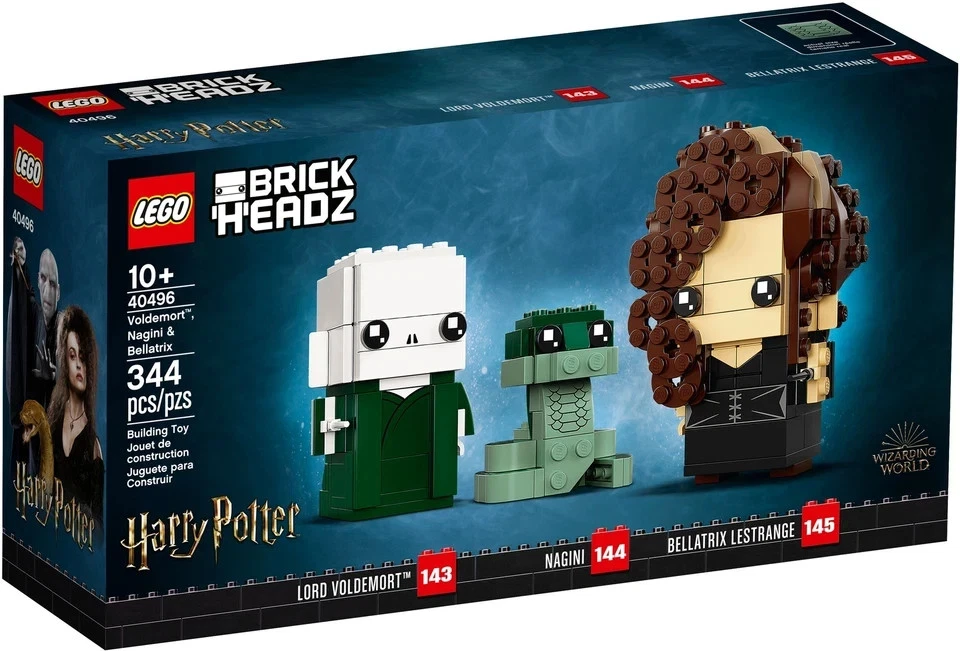 LEGO 40496 Voldemort Nagini Bellatrix Retirado Harry Potter BrickHeadz Envío Gratis Foto 1 de 1