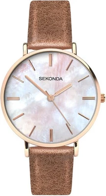 Reloj Sekonda Damas Madreperla Dial y Correa Marrón PU 2558 Foto 1 de 4