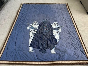 Pottery Barn Kids Star Wars Darth Vador Twin Quilt - Bild 1 von 4