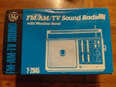 GE 7-2945 | Radio de sonido FM / AM / TV con clima nueva caja abierta Foto 1 de 4