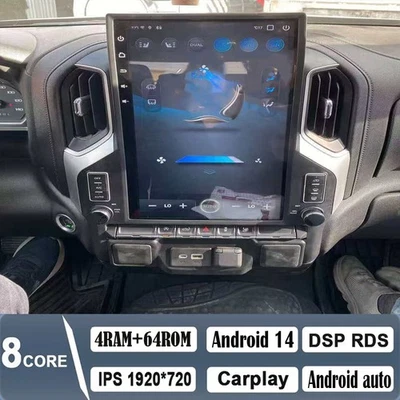 16.2" radio Navigation Android Car GPS For Chevrolet Silverado GMC Sierra 19-24 - Image 1 of 4