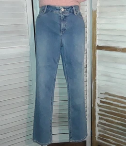 Talbot’s Damen Jeans Größe 10 Petite Straight Leg 5 Pocket Stretch Denim - Bild 1 von 9