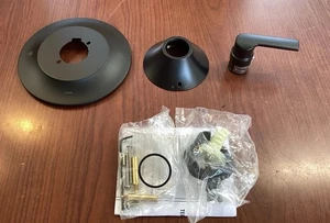 NUEVO Moen TS2201BL Doux Negro Mate Posi-Temp 1 Manija Válvula Ajuste Solo B262 - Imagen 1 de 5