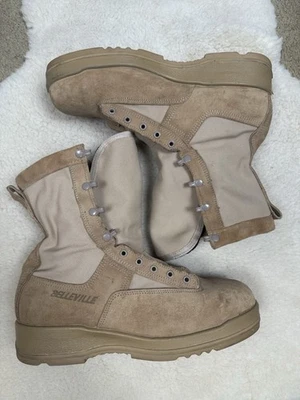 Bota de vuelo Belleville 330 DES ST clima cálido punta de acero para hombre 11,5 W trabajo combate Foto 1 de 4