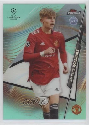 2020-21 Topps Finest UCL Aqua Refractor /75 Brandon Williams #21 Rookie RC - Image 1 of 2