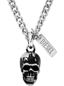 Diesel DX1581040 Herren Collier Edelstahl schwarz 50 cm - Bild 1 von 3