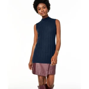 NEW CHARTERS CLUB NAVY BLUE 100% CASHMERE SWEATER SIZE PM PETITE $159 - Picture 1 of 1
