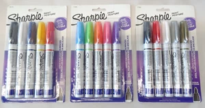 Sharpie Oil Based Paint Markers Assorted Colors Medium Tip 15 In Set - Picture 1 of 1