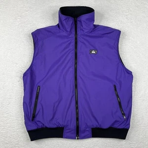 Vintage Woolrich Jacket Mens XL Purple Vest Windbreaker Full Zip 80s Made In USA - Picture 1 of 11
