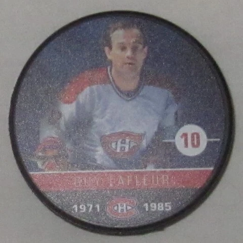 Guy Lafleur Montreal Canadiens NHL Alumni Photo Hockey Puck Cover