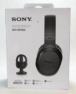 Sistema de auriculares inalámbricos de cine en casa Sony WH-RF400 para TV - negro - Imagen 1 de 5