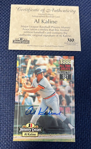 Al Kaline 1995 Jimmy Dean All-Time Greats AUTO - Detroit Tigers Hall of Fame
