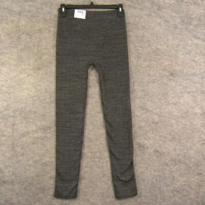 Steve Madden Pants Womens Small Black Gray Stretch Leggings Elastic Waist  - Image 1 of 4