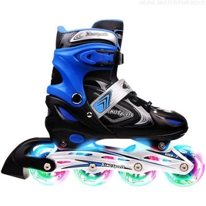 Xino Sports Kids Inline Skates for Girls & Boys - Adjustable Skates with LED ... - Picture 1 of 8