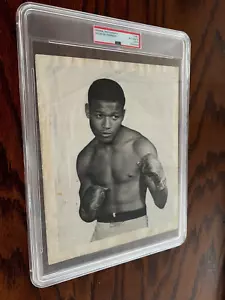 RARE 1940 Sugar Ray Robinson PSA Type 1 Boxing Photo 8in x 10in Close LEAF POSE! - Picture 1 of 5