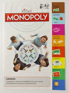Monopoly Revolution INSTRUCTIONS Game Replacement Part - Picture 1 of 5