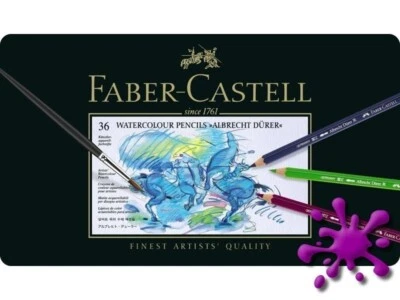 FABER-CASTELL AG Albrecht Dürer Aquarellstifte 36er Set, Metalletui von Faber-Castell