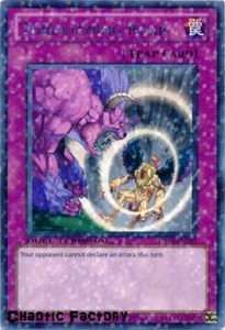 YUGIOH DT03-EN047 Threatening Roar Duel Terminal Rare Parallel Rare 1st Edition - Picture 1 of 1