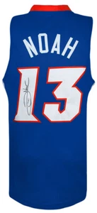 Joakim Noah (GATORS) Signed Blue Custom College Basketball Jersey (SCHWARTZ COA) - Picture 1 of 3