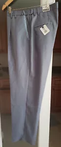 NWT Stacy Adams Mens Blue Stretch Waist Dress Pants Size 44W x 34L - Picture 1 of 13