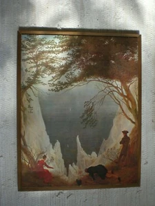 Gemälde von Caspar David Friedrich/Reproduktion aufgeblockt mit Holzrahmen - Bild 1 von 1