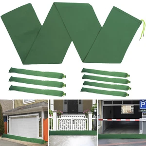 4pc Long Canvas Sand Bags Waterproofing Thickened Property Defence Sandbag Sacks - Picture 1 of 14