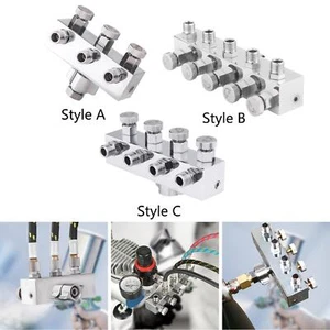 Airbrush Adapter Verbinder Fitting stabil Lackier Airbrush Schlauch Zubehör - Bild 1 von 21