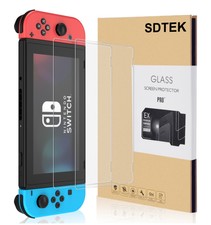 2x SDTEK Vetro Temperato per Nintendo Switch Pellicola Protettiva