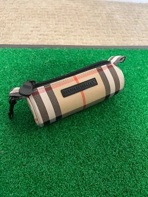 Burberry Golf Ball Zipper Bag - 3 Golf Ball Carrying Case - Image 1 of 3