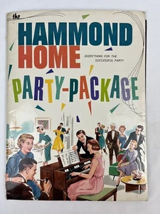 Paquete completo de fiesta en casa Hammond de la década de 1950, troquelados, postales, anuncios - Imagen 1 de 13