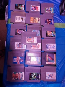 Lot of 19 Nintendo NES games NO DUPLICATES - Picture 1 of 2