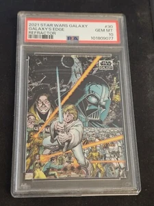 2021 Star Wars Galaxy Chrome Galaxy's Edge #30 Refractor PSA 10 GEM MINT - Picture 1 of 2