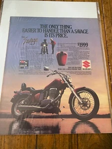 Motocicleta Suzuki Savage 1986 vintage lo único más fácil de usar es el anuncio de precio - Imagen 1 de 1