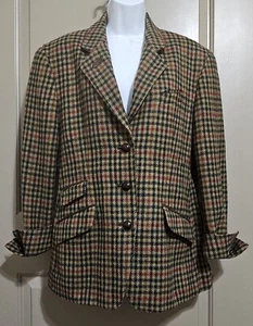 ADMONT Virgin Wool, Mohair & Cashmere Tweed Jacket Women's Sz 38 Made in Bavaria - Picture 1 of 17